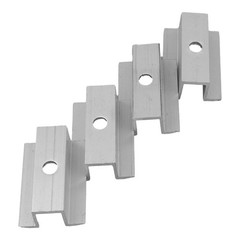 Secure Mounting Solar Middle Clamp for 25 50MM For Frame Height Set of 410Pcs