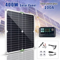 400 Watts Solar Panel Kit 100A 12V Battery Charger with Controller Caravan Boat