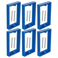 6 Pcs Outlet Box Extender Wall Socket Extension Extenders Power Single