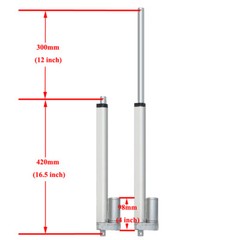DC 12″ Linear Actuator &LCD Controller &Anemometer for PV Solar Tracking Tracker