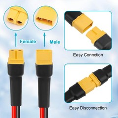 10AWG 30FT XT60 Extension Cable 2 3 5 10 15 20 25 30 35 40 50 75 100FT XT60 F…