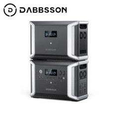 Dabbsson 5300Wh Solar Generator Portable Power Station + Extra Battery Off-Grid