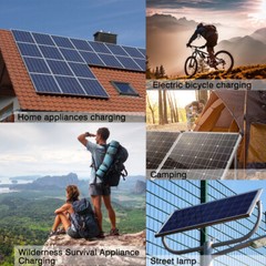 200W 12V Solar Panel Kit Battery Charger with 100A Controller for Caravan Boat