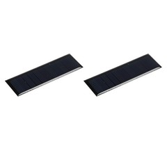 Mini Solar Cell Panel 5.5V 70mA 0.385W 90mm x 30mm 2pcs