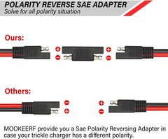 Robust 20FT SAE Extension Cord for Quick Disconnect – Ideal for Solar and RV Use