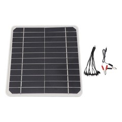 Compact 10W 12V Solar Panel Multi Functional For Camping And Travel Popular