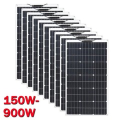 Solar Powered Lighting Kit Sheds Garage Off Grid Battery, Panel, Light, Cables