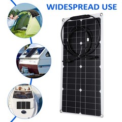 25W 16V Portable Solar Panel Kit Outdoor Waterproof Flexible Solar Panel W IYYI