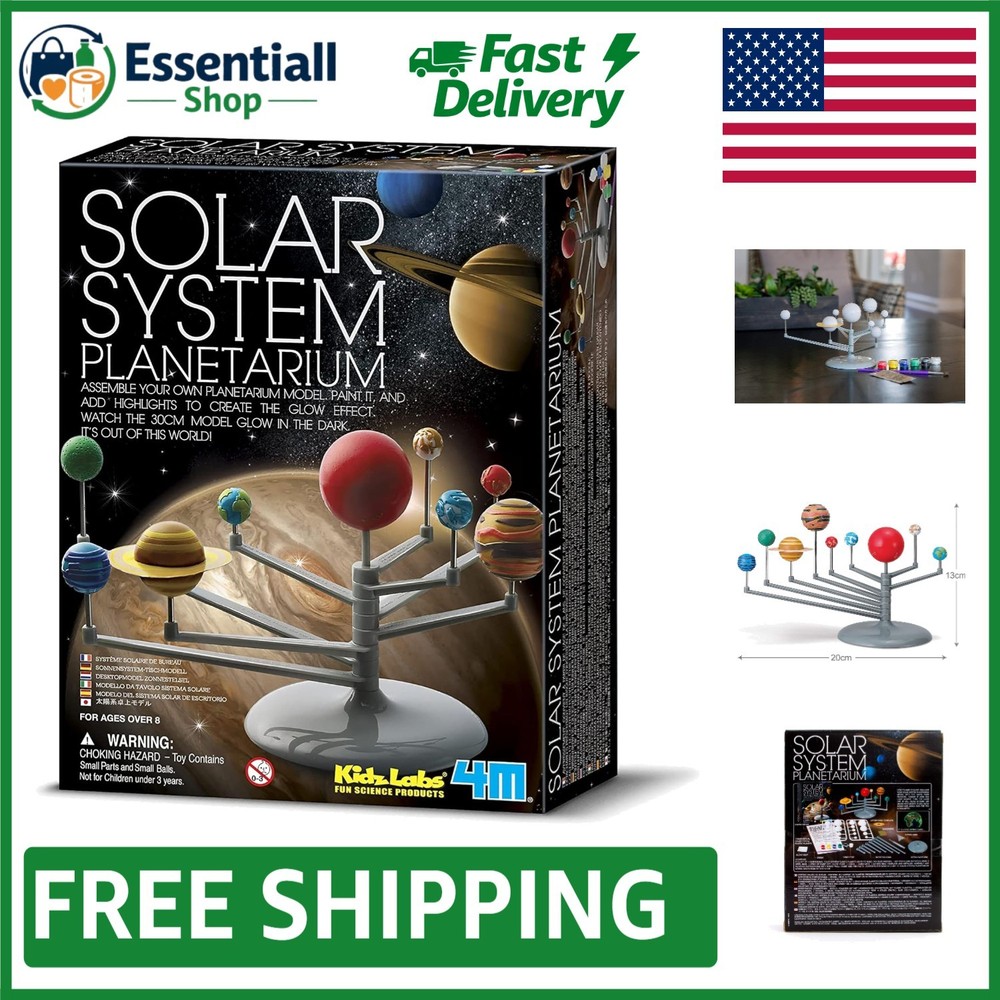 DIY Glow-In-The-Dark Solar System Planetarium Set for Kids – STEM Learning Fun