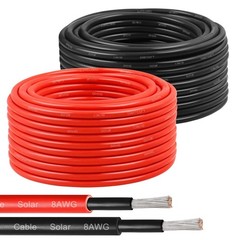 8 AWG Solar Panel Extension Cable 100Ft Tinned Copper Wire for RV, Boat, Marine