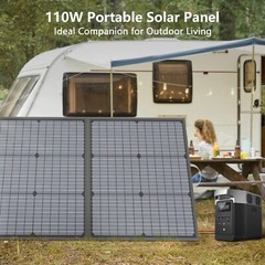 Foldable Solar Panels 400W 220W 110W for Anker SOLIX F2000 Portable Powerstation