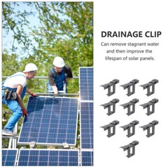 30/35/40mm Solar Panel Photovoltaic Frame Water Drain Water Diversion Clips