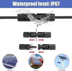 43X Solar Connector Crimper Tool Set for Solar Panel Cable Assembly Installation