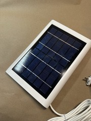 4X Ring Solar Panel for Ring Spotlight Cam Battery/Stick Up Cam Battery – White