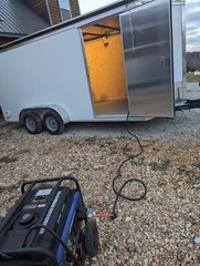 16′ Enclosed SOLAR POWERED Offgrid Self-Sufficient Trailer 5KW – Expanded Solar