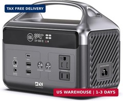 DaranEner Portable Power Station, 192Wh LiFePO4 Battery Backup Solar Generator w