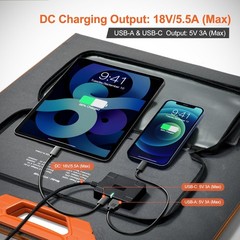 Solar Panels 100Watt Portable 24% High-Efficiency 18V Foldable Solar Charger …