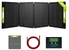 Newpowa 200W Portable Solar Panel Kit with Adjustable Kickstand Case