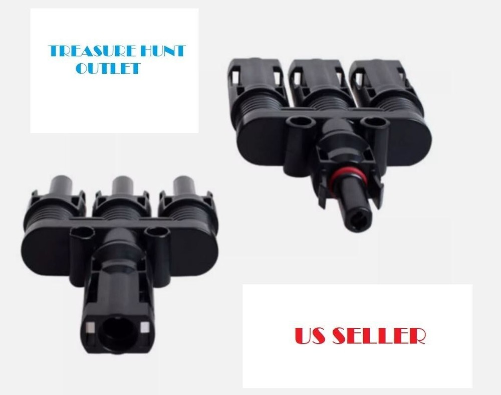 3 to 1 Solar Panel Branch Connectors Solar Male and Female MMMF+FFFM