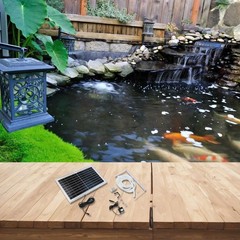 Solar Panel with 240L/H Water Pump for Efficient Outdoor Water Feature