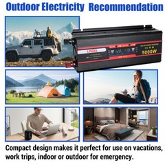 6000W 5000W Inverter Solar Panel Kit Power Generator 100A 110V Home Grid System
