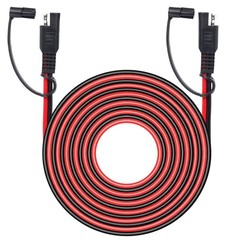 15ft SAE To SAE Battery Cable 14AWG Tender Terminal Connector Extension Cord USA