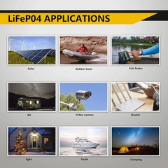 NEW 12V 11Ah LiFePO4 Lithium Iron Phosphate Battery With BMS Deep 3000+ Cycle