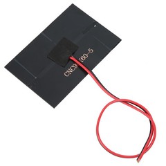 5pcs DC5V 150mA 5pcs Solar Panel Module With 30cm/11.8in Wire Charging