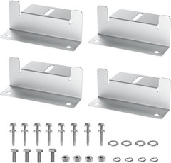 Solar Panel Z Mounting Brackets With Stainless Steel Fixings For RV Camp Roof US