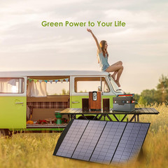 SP033 200W Portable Solar Panel 36V Foldable Solar Panel Kit Waterproof IP66 Por