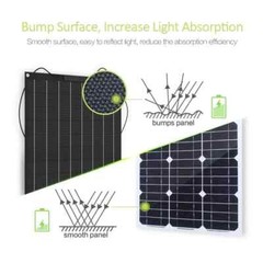 300W Watt Flexible Solar Panel 12V/18V Mono Home RV Roof Camping Off-Grid Power
