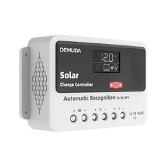 30A 40A 50A 60A Solar Panel Charge Controller 12/24/48V LCD Regulator Charger