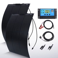 Complete Solar Panel Kit 5000W Power Inverter Set 12V Battery Charger Controller