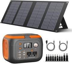 300W 260Wh Portable Power Station with 40W Solar Panel
