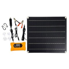 25W 18V Monocrystalline Solar Panel Kits None Battery Direct Drive Solar Panel