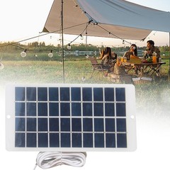 Portable Solar Panel 4.5W 5V with USB C Safe Charge Stabilize Battery Charger