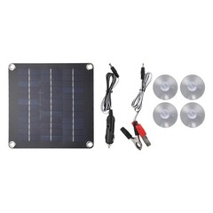 Efficient Charging Solution 10W 12V Solar Trickle Charger for Vehicles