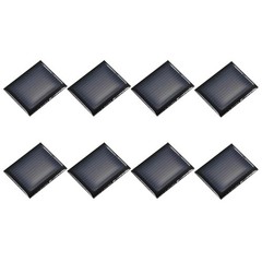 8PCS 1V 0.08W 0.08A Mini Solar Panels for Solar Power Small Solar Cells