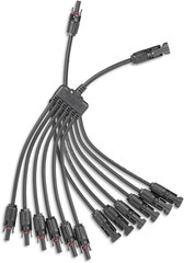 Solar Panel Connector 6 to 1 Solar Y Branch Solar Panel Splitter 6Way Solar Pane