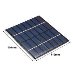 5Pcs 7V 120mA Poly Mini Solar Panel Module DIY for Phone Toy Charger 110mmx110mm