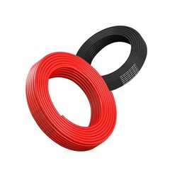 12 Gauge Flexible Electrical Wire 10FT Black and 10FT Red Extension Cable 12AWG