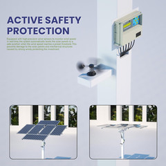 Automatic Dual Axis Solar Tracker Controller with Sensors & Remote Control