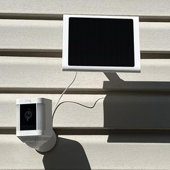 6W Solar Panel Charger for Ring Camera, Compatible with Ri ng Stick White 1Pack