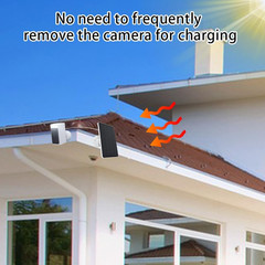 2 Pack Solar Panel Compatible with WYZE Battery Cam Pro, Eufycam 2C/2C Pro, 4W 5