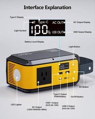 VTOMAN Jump100 88.8Wh Portable Power Station Battery Solar Generator Power Bank