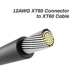 XT60 Male to Female Connector 12AWG 10ft Extension Cable for RC Battery