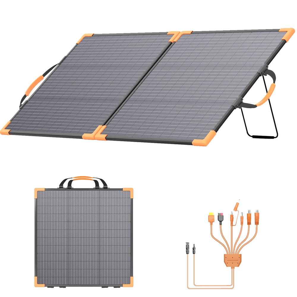 100W Solar Panel Camping for BLUETTI Elite 100 V2 1024Wh Portable Power Station