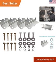 Corrosion-Free Solar Panel Mounting Z Brackets – Set of 4 for Irregular Surfaces