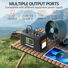 120W Portable Power Station – 88Wh Lithium Battery Generator for Camping