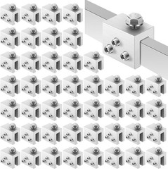 Standing Seam Roof Clamp 48 Sets for Solar Heat Cable